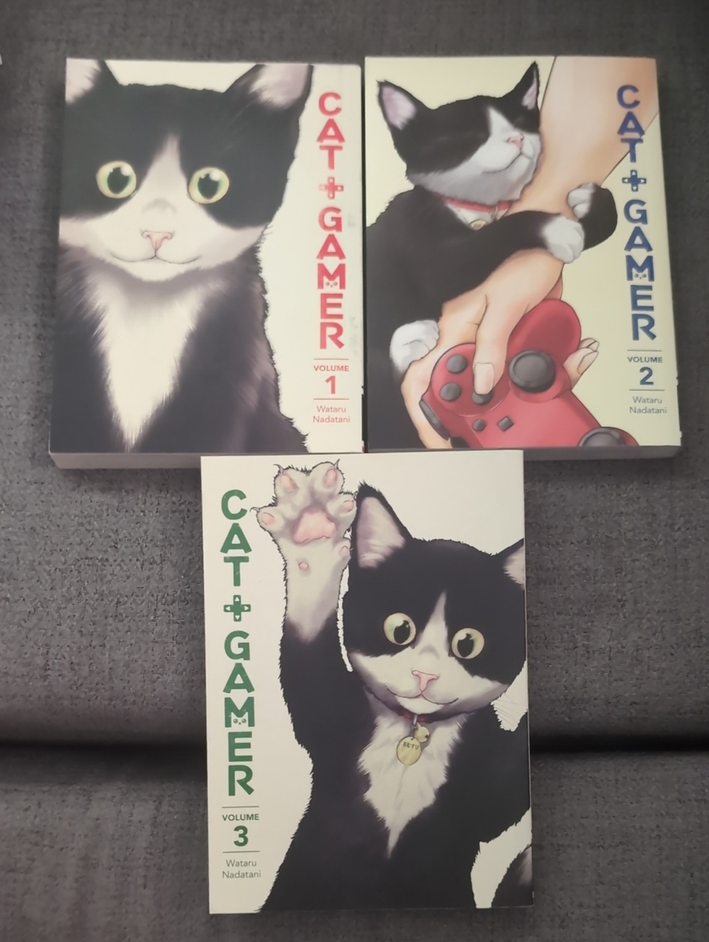 Cat + Gamer Volume 1-3 Boxed Manga Set - Black & White Covers